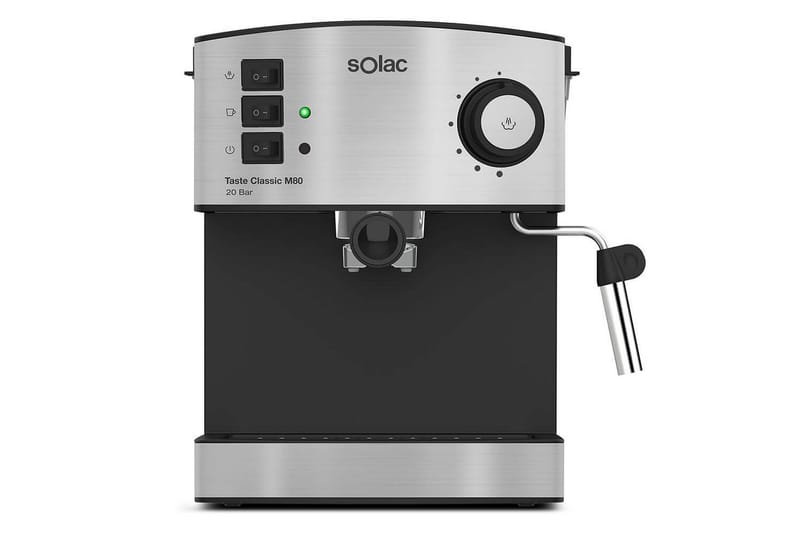 Kahvikone Solac Taste Classic M80 Inox Mattahopea - Mattahopea - Kotitalous - Keittiökoneet - Kahvinkeittimet & kahvitarvikkeet - Espressokone