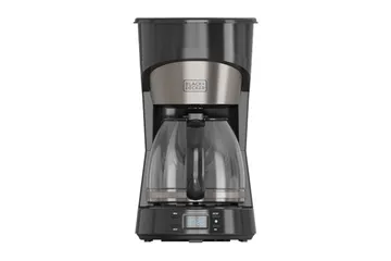 Kahvinkeitin Black+Decker LCD 12 Kupit - Hopea - Kotitalous - Keittiökoneet - Kahvinkeittimet & kahvitarvikkeet - Kahvinkeitin