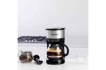 Kahvinkeitin Taurus Verona 6 Kupit Inox - Musta||Hopea - Kotitalous - Keittiökoneet - Kahvinkeittimet & kahvitarvikkeet - Kahvinkeitin