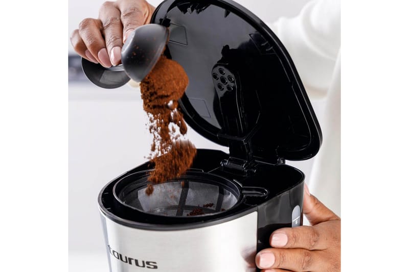 Kahvinkeitin Taurus Verona 6 Kupit Inox - Musta||Hopea - Kotitalous - Keittiökoneet - Kahvinkeittimet & kahvitarvikkeet - Kahvinkeitin