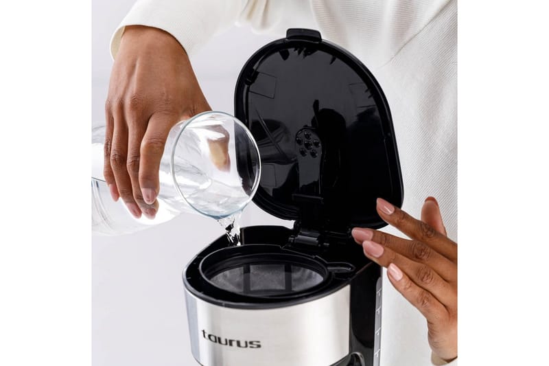 Kahvinkeitin Taurus Verona 6 Kupit Inox - Musta||Hopea - Kotitalous - Keittiökoneet - Kahvinkeittimet & kahvitarvikkeet - Kahvinkeitin