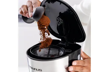 Kahvinkeitin Taurus Verona 6 Kupit Inox - Musta||Hopea - Kotitalous - Keittiökoneet - Kahvinkeittimet & kahvitarvikkeet - Kahvinkeitin
