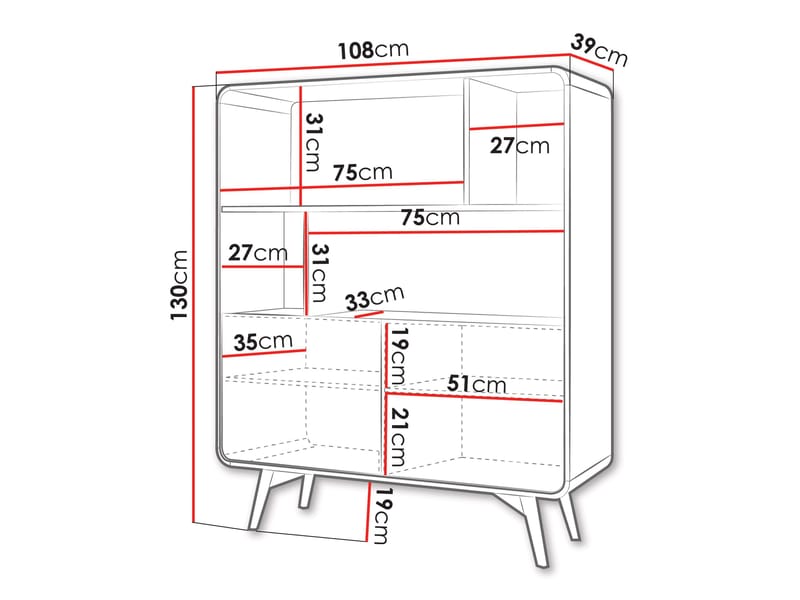 Corvan Kirjahylly 130 cm - Kotitalous - Keittiökoneet - Lämmittäminen & keittäminen - Popcornkone