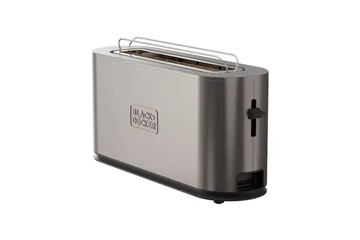 Leivänpaahdin Black+Decker 1 lokero Ruostumatonta Terästä - Kotitalous - Keittiökoneet - Lämmittäminen & keittäminen - Leivänpaahdin
