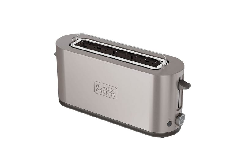 Leivänpaahdin Black+Decker 1 lokero Ruostumatonta Terästä - Kotitalous - Keittiökoneet - Lämmittäminen & keittäminen - Leivänpaahdin