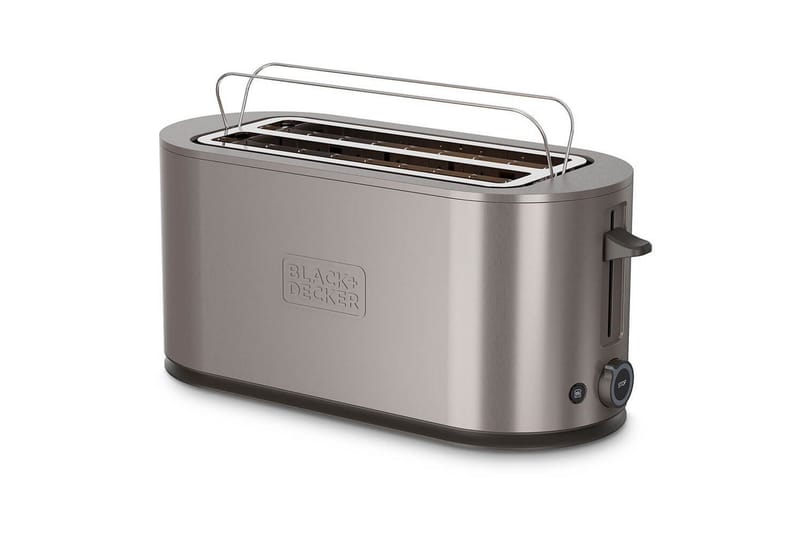 Leivänpaahdin Black+Decker 2 Lokeroa Ruostumaton Teräs 38 cm - 38 cm - Kotitalous - Keittiökoneet - Lämmittäminen & keittäminen - Leivänpaahdin