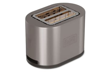 Leivänpaahdin Black+Decker 2 osastoa, ruostumatonta, 900W teräs - Kotitalous - Keittiökoneet - Lämmittäminen & keittäminen - Leivänpaahdin