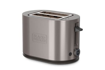 Leivänpaahdin Black+Decker 2 osastoa, ruostumatonta, 900W teräs - Kotitalous - Keittiökoneet - Lämmittäminen & keittäminen - Leivänpaahdin