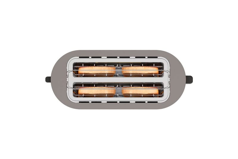 Leivänpaahdin Black+Decker 2 osastoa, ruostumatonta terästä - Hopea - Kotitalous - Keittiökoneet - Lämmittäminen & keittäminen - Leivänpaahdin