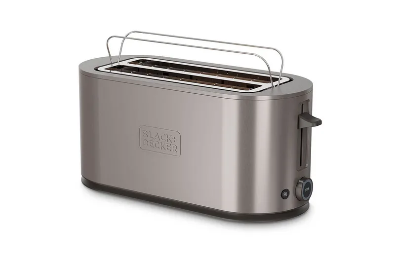 Leivänpaahdin Black+Decker 2 osastoa, ruostumatonta terästä, Hopea