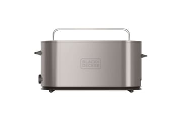 Leivänpaahdin Black+Decker 2 osastoa, ruostumatonta terästä - Hopea - Kotitalous - Keittiökoneet - Lämmittäminen & keittäminen - Leivänpaahdin