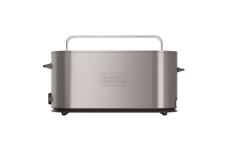 Leivänpaahdin Black+Decker 2 osastoa, ruostumatonta terästä - Hopea - Kotitalous - Keittiökoneet - Lämmittäminen & keittäminen - Leivänpaahdin