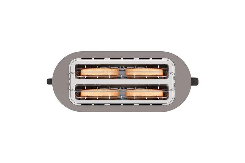 Leivänpaahdin Black+Decker 2 osastoa, ruostumatonta terästä - Hopea - Kotitalous - Keittiökoneet - Lämmittäminen & keittäminen - Leivänpaahdin