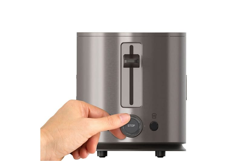 Leivänpaahdin Black+Decker 2 osastoa, ruostumatonta terästä - Hopea - Kotitalous - Keittiökoneet - Lämmittäminen & keittäminen - Leivänpaahdin