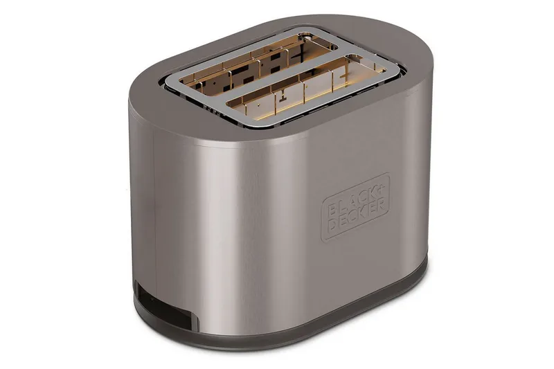 Leivänpaahdin Black+Decker 2 osastoa, ruostumatonta terästä - Hopea - Kotitalous - Keittiökoneet - Lämmittäminen & keittäminen - Leivänpaahdin