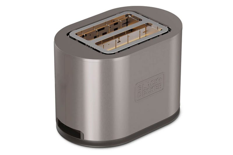 Leivänpaahdin Black+Decker 2 osastoa, ruostumatonta terästä - Hopea - Kotitalous - Keittiökoneet - Lämmittäminen & keittäminen - Leivänpaahdin