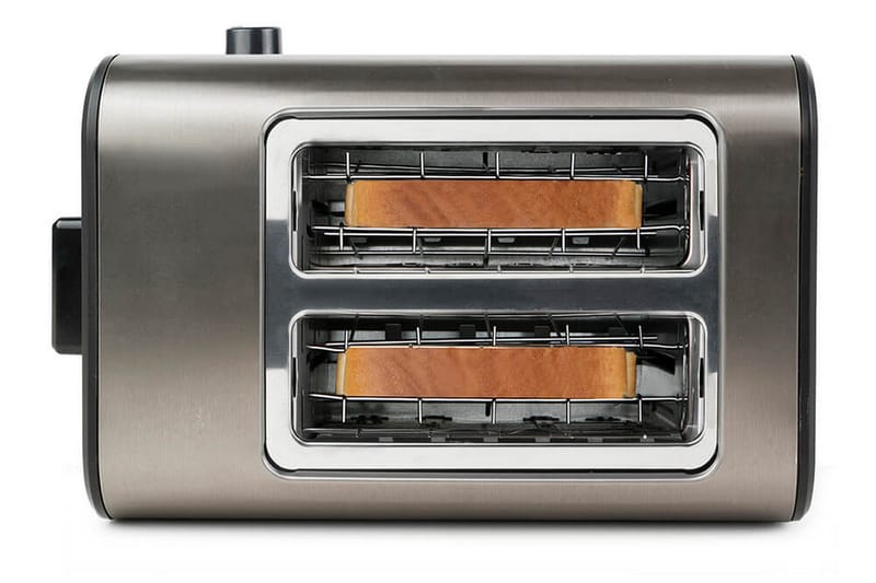 Leivänpaahdin Black+Decker 2 laitetta kiillotettu teräs - Harmaa - Kotitalous - Keittiökoneet - Lämmittäminen & keittäminen - Leivänpaahdin