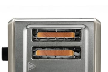 Leivänpaahdin Black+Decker 4 lokeroa 1960 W harjattu teräs - Harmaa - Kotitalous - Keittiökoneet - Lämmittäminen & keittäminen - Leivänpaahdin
