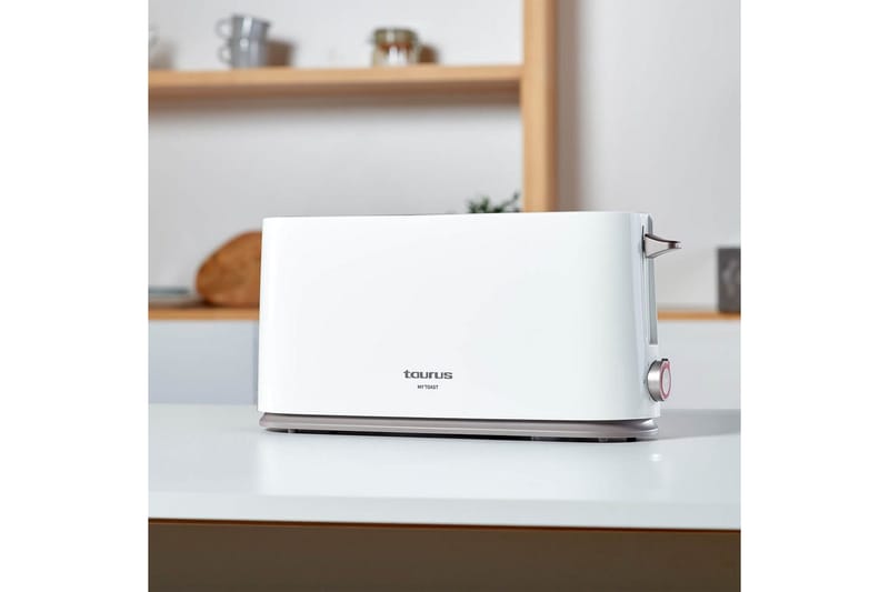 Leivänpaahdin Taurus Mytoast 1 Lokero Valkoinen - Valkoinen - Kotitalous - Keittiökoneet - Lämmittäminen & keittäminen - Leivänpaahdin