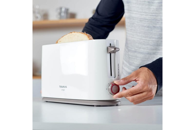 Leivänpaahdin Taurus Mytoast 1 Lokero Valkoinen - Kotitalous - Keittiökoneet - Lämmittäminen & keittäminen - Leivänpaahdin
