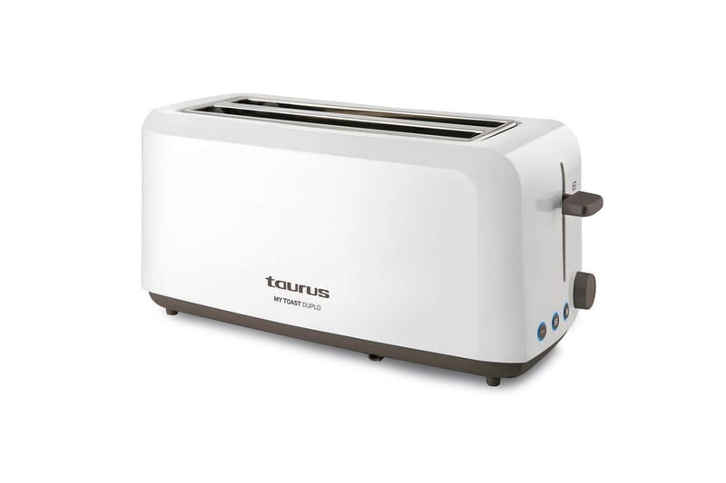 Leivänpaahdin Taurus Mytoast 2 Lokeroa Valkoinen - Kotitalous - Keittiökoneet - Lämmittäminen & keittäminen - Leivänpaahdin
