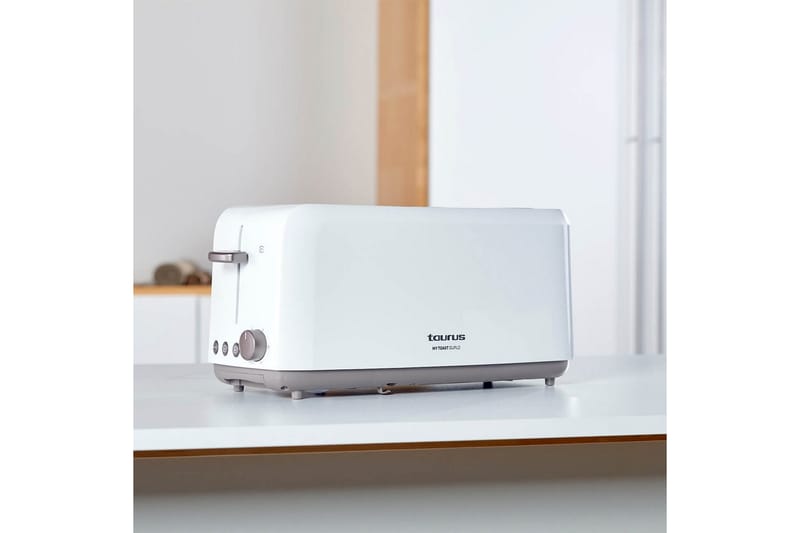Leivänpaahdin Taurus Mytoast Duplo 2 lokerikko valkoinen - Valkoinen - Kotitalous - Keittiökoneet - Lämmittäminen & keittäminen - Leivänpaahdin