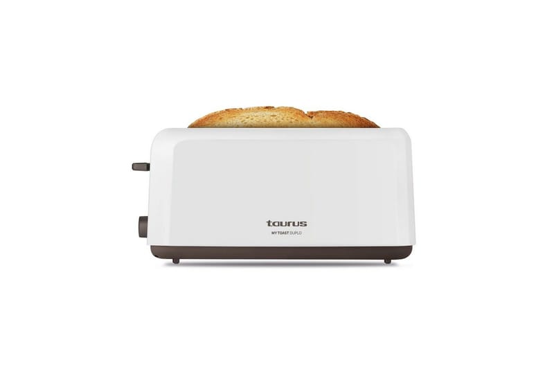 Leivänpaahdin Taurus Mytoast Duplo 2 lokerikko valkoinen - Valkoinen - Kotitalous - Keittiökoneet - Lämmittäminen & keittäminen - Leivänpaahdin