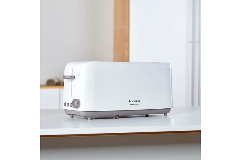 Leivänpaahdin Taurus Mytoast Duplo 2 lokerikko valkoinen - Valkoinen - Kotitalous - Keittiökoneet - Lämmittäminen & keittäminen - Leivänpaahdin