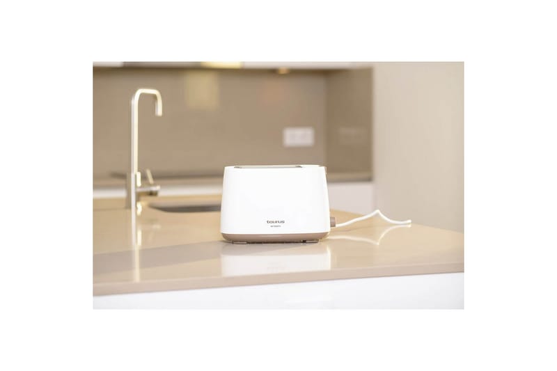 Leivänpaahdin Taurus Mytoast II 2 lokeron Valkoinen - Hopea - Kotitalous - Keittiökoneet - Lämmittäminen & keittäminen - Leivänpaahdin