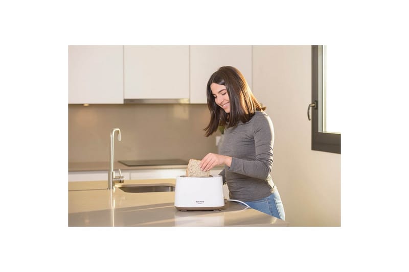 Leivänpaahdin Taurus Mytoast II 2 lokeron Valkoinen - Hopea - Kotitalous - Keittiökoneet - Lämmittäminen & keittäminen - Leivänpaahdin