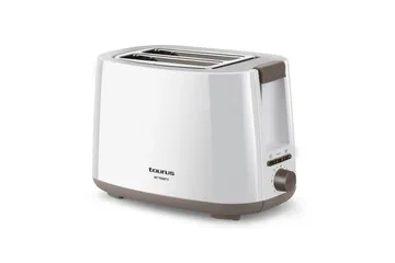 Leivänpaahdin Taurus Mytoast II 2 lokeron Valkoinen - Hopea - Kotitalous - Keittiökoneet - Lämmittäminen & keittäminen - Leivänpaahdin