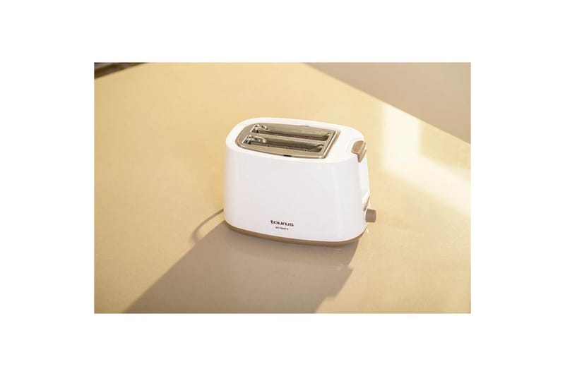 Leivänpaahdin Taurus Mytoast II 2 lokeron Valkoinen - Hopea - Kotitalous - Keittiökoneet - Lämmittäminen & keittäminen - Leivänpaahdin