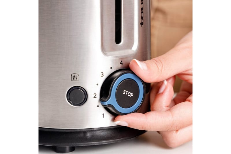 Leivänpaahdin Taurus Mytoast Legend 1 Lokero Ruostumaton Teräs - Hopea - Kotitalous - Keittiökoneet - Lämmittäminen & keittäminen - Leivänpaahdin