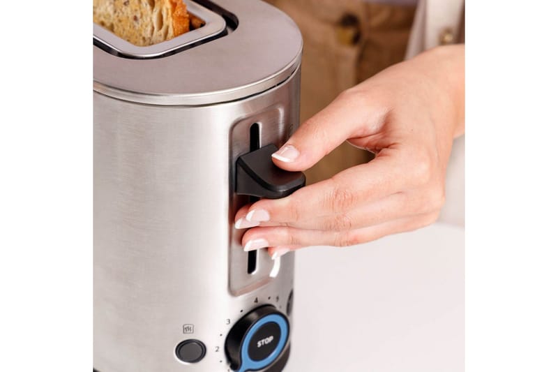 Leivänpaahdin Taurus Mytoast Legend 1 Lokero Ruostumaton Teräs - Hopea - Kotitalous - Keittiökoneet - Lämmittäminen & keittäminen - Leivänpaahdin