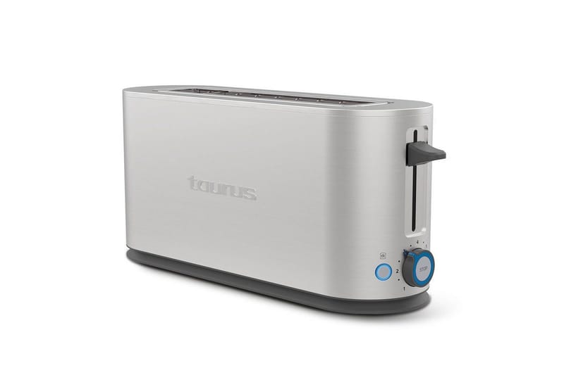 Leivänpaahdin Taurus Mytoast Legend 1 Lokero Ruostumaton Teräs, Hopea