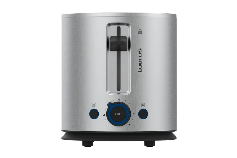 Leivänpaahdin Taurus Mytoast Legend 2 Lokero Ruostumaton Teräs - Hopea||Kromi - Kotitalous - Keittiökoneet - Lämmittäminen & keittäminen - Leivänpaahdin