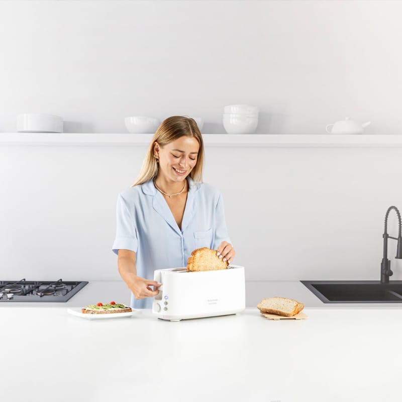 Leivänpaahdin Taurus Toastissimo Pitkä aukko valkoinen - valkoinen - Kotitalous - Keittiökoneet - Lämmittäminen & keittäminen - Leivänpaahdin