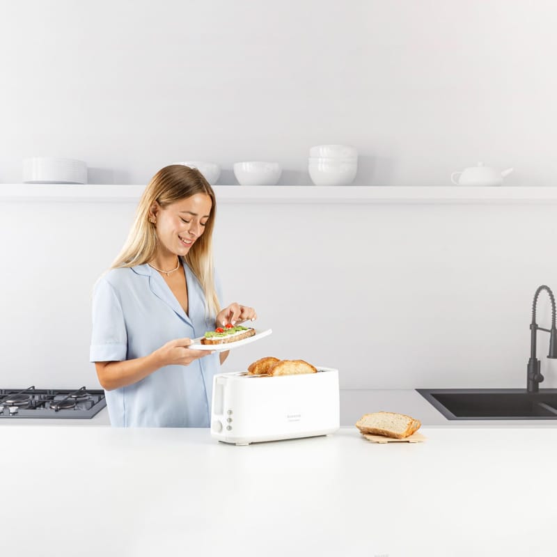 Leivänpaahdin Taurus Toastissimo Pitkä aukko valkoinen - valkoinen - Kotitalous - Keittiökoneet - Lämmittäminen & keittäminen - Leivänpaahdin