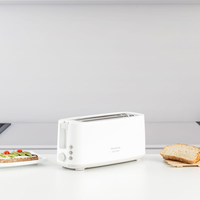 Leivänpaahdin Taurus Toastissimo Pitkä aukko valkoinen - valkoinen - Kotitalous - Keittiökoneet - Lämmittäminen & keittäminen - Leivänpaahdin