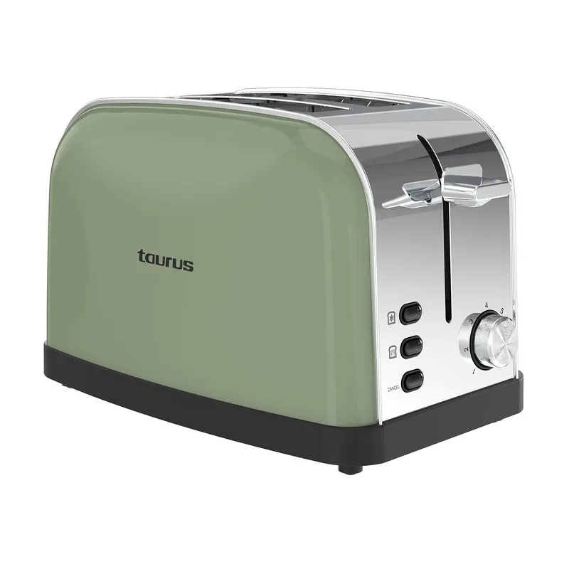 Leivänpaahdin Taurus Vintage 2 Olive Kaksi viipalepaikkaa Olive, oliivi