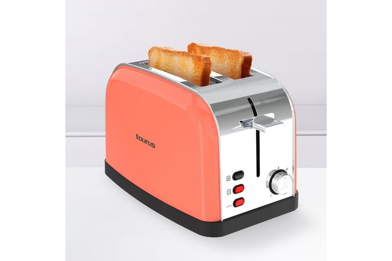Leivänpaahdin Taurus Vintage 2 - Punainen - Kotitalous - Keittiökoneet - Lämmittäminen & keittäminen - Leivänpaahdin