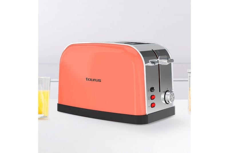 Leivänpaahdin Taurus Vintage 2 - Punainen - Kotitalous - Keittiökoneet - Lämmittäminen & keittäminen - Leivänpaahdin
