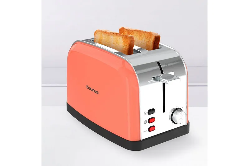 Leivänpaahdin Taurus Vintage 2 - Punainen - Kotitalous - Keittiökoneet - Lämmittäminen & keittäminen - Leivänpaahdin