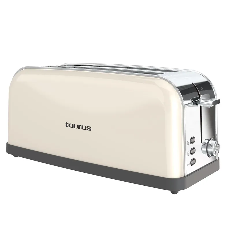 Leivänpaahdin Taurus Vintage Cream Pitkä lokero, kermanvärinen