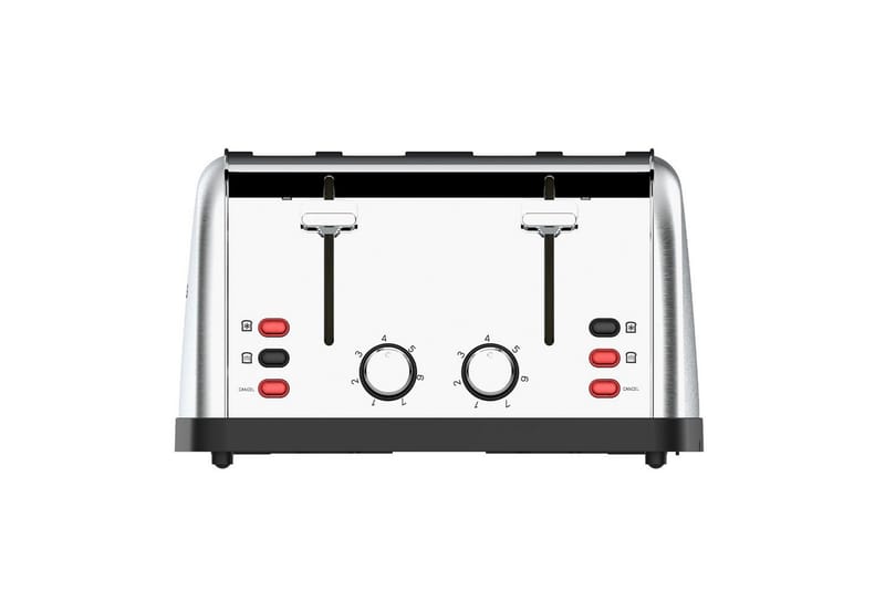 Leivänpaahdin Taurus Vintage Four - Hopea - Kotitalous - Keittiökoneet - Lämmittäminen & keittäminen - Leivänpaahdin