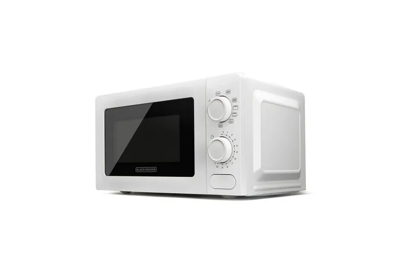 Mikroaaltouuni Black+Decker Grilli 700W Valkoinen, Valkoinen