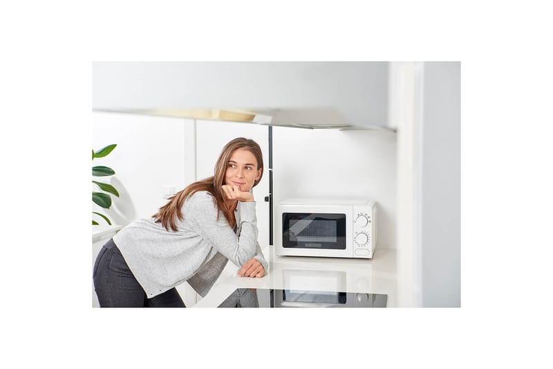 Mikroaaltouuni Black+Decker 700W 20L Valkoinen - Valkoinen - Kotitalous - Keittiökoneet - Lämmittäminen & keittäminen - Mikroaaltouuni