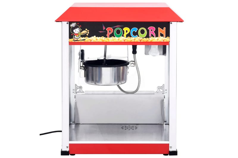Popcornlaite teflon-kattilalla 1 400 W - Punainen - Kotitalous - Keittiökoneet - Lämmittäminen & keittäminen - Popcornkone