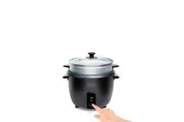 Riisinkeitin Black+Decker 1,8L Musta - Musta - Kotitalous - Keittiökoneet - Lämmittäminen & keittäminen - Riisinkeitin