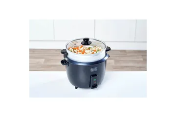 Riisinkeitin Black+Decker 1,8L Musta - Musta - Kotitalous - Keittiökoneet - Lämmittäminen & keittäminen - Riisinkeitin